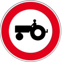 panneau tracteur