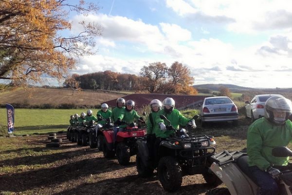 Quad dans le Beaujolais