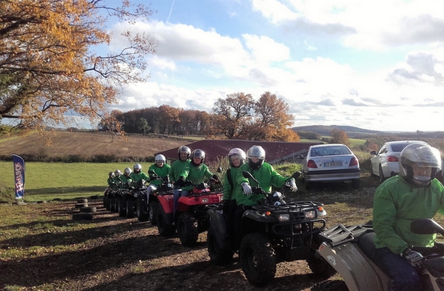 Quad dans le Beaujolais