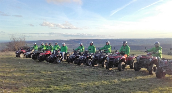 Ballade en quad dans le Beaujolais