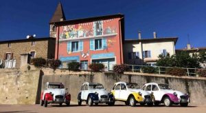 Rallye 2cv dans le Beaujolais